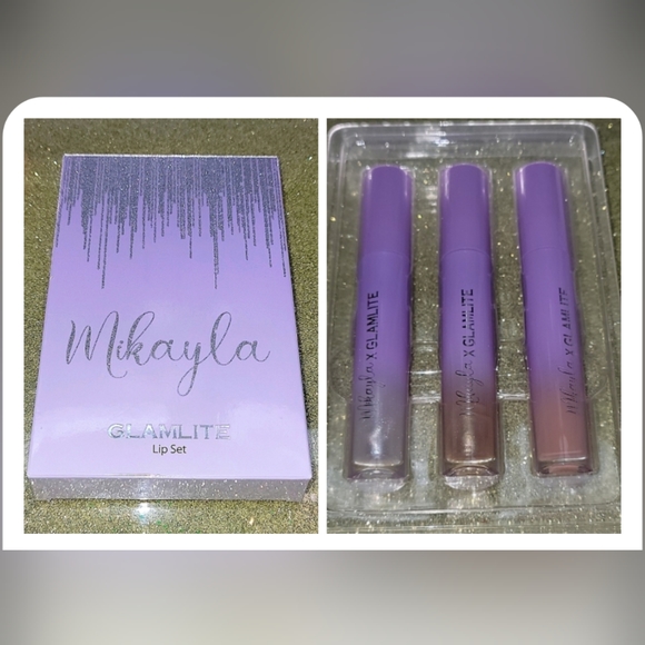 Glamlite Makeup Discontinued Tik Tok Mikayla X Glamlite Lip Set